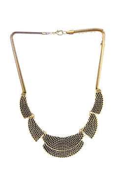 Arita Gold-Toned Stone-Studded Collar Necklace
