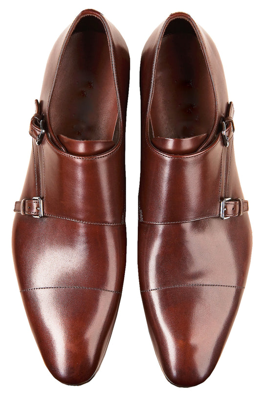 San Men Brown Formal Shoes