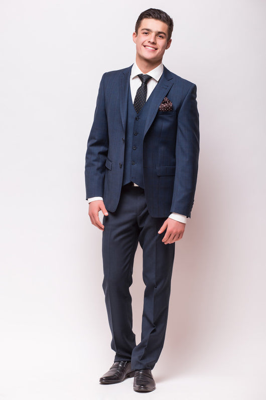 SUIT Navy Single-Breasted Blazer
