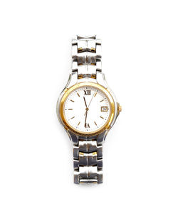 F Women Silver-Toned Dial Watch