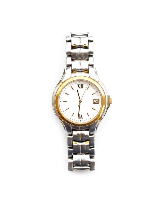 F Women Silver-Toned Dial Watch